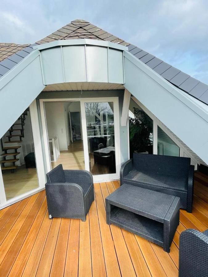 Luxury Rooftop Loft With River View 10Min To City Διαμέρισμα Ντίσελντορφ Εξωτερικό φωτογραφία
